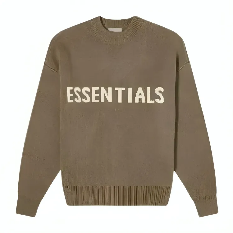 Essentials Knitted Sweatshirt Harvest