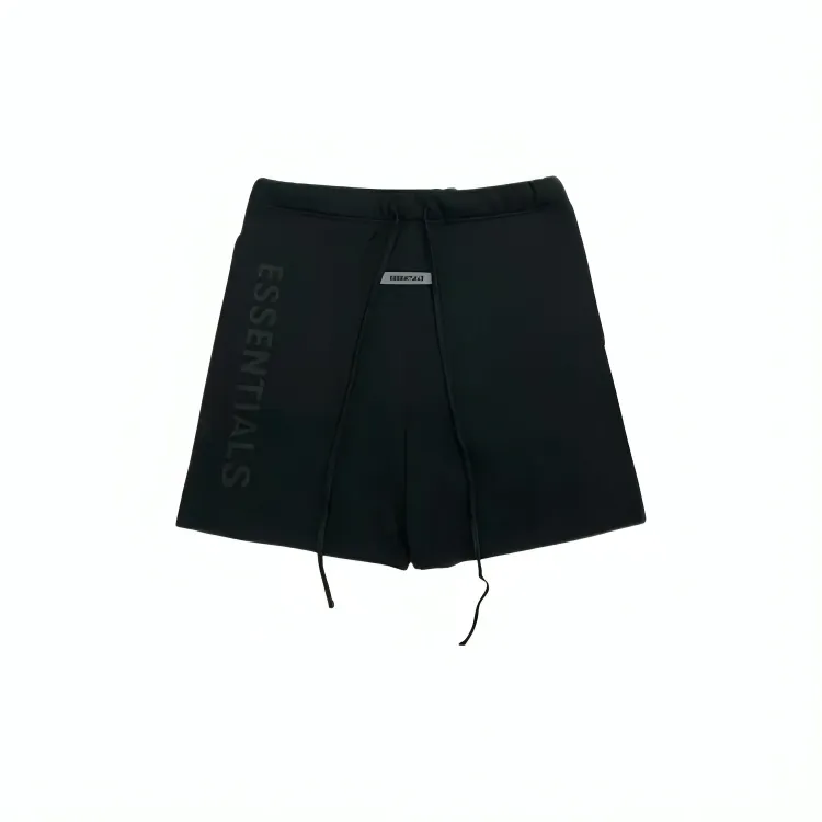 Fear of God Essentials Logo Shorts Black