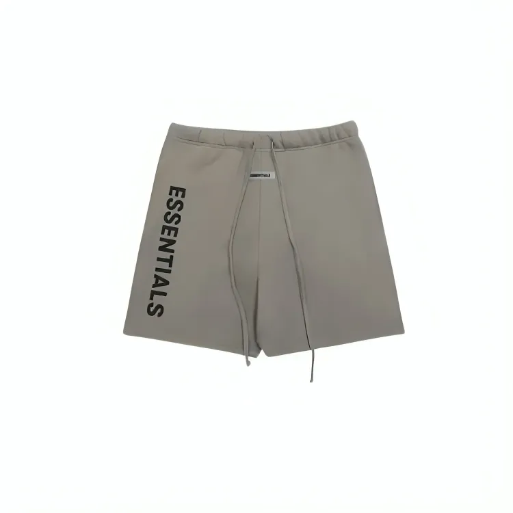 Fear of God Essentials Logo Shorts Grey