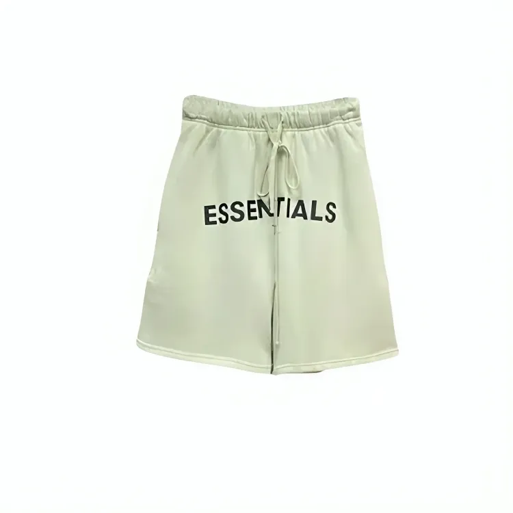 Fear of God Green Essentials Logo Shorts