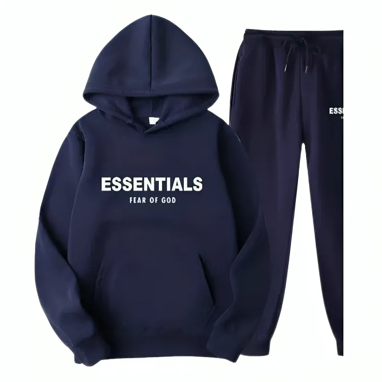 Navy Blue Essentials Tracksuit