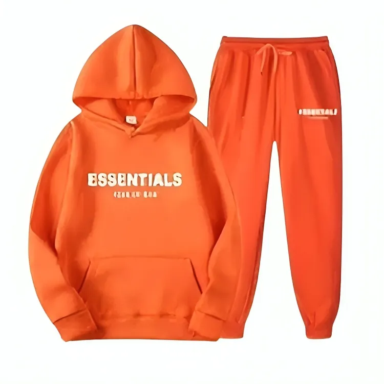 Orange Fear Of God Essentials Tracksuit