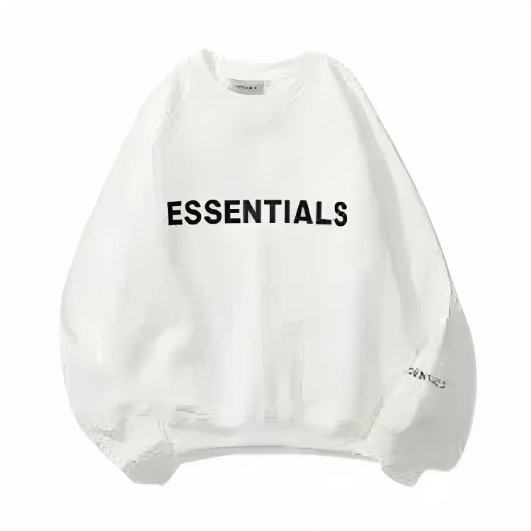 White Essentials Hoodie