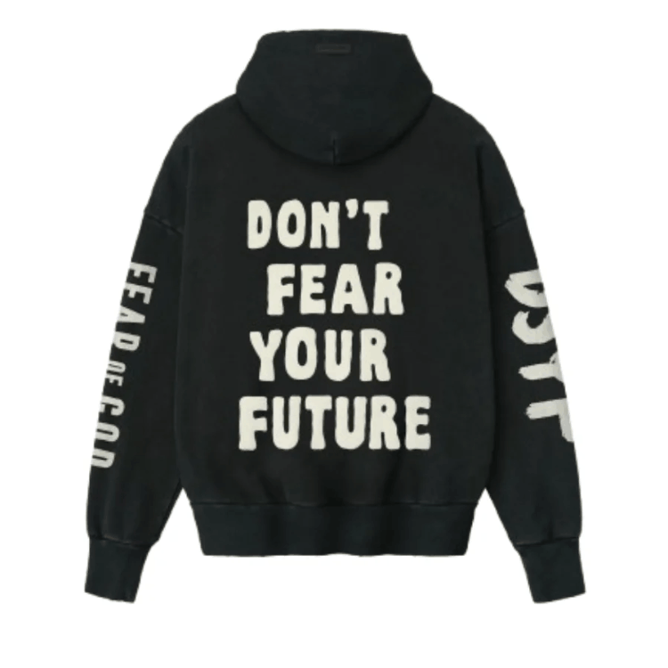 Essentials Black DSYF Hoodie